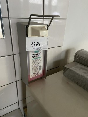 1 Handhygienespender, wandmontiert